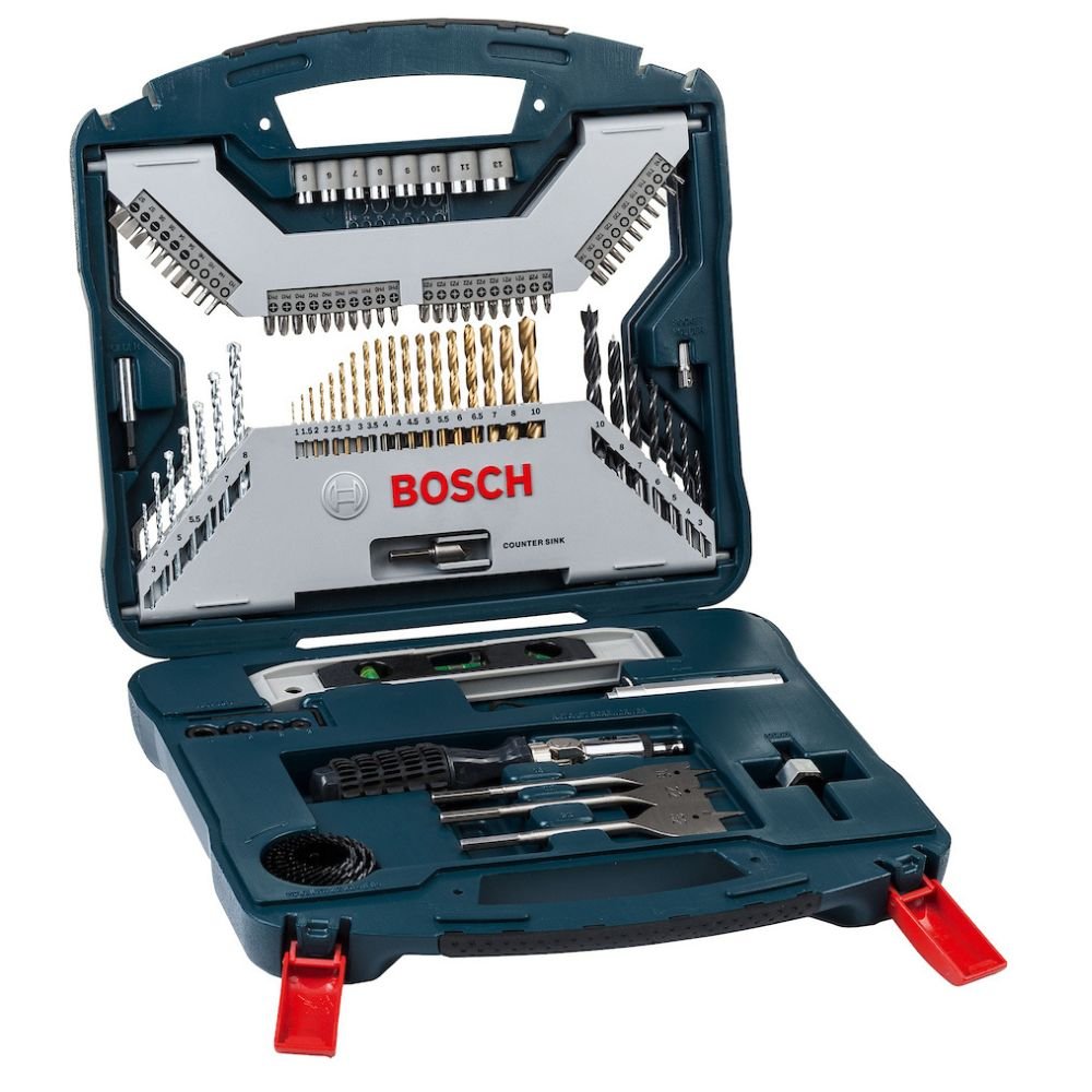Imagem do produto JOGO BROCAS BOSCH TITANIUM 100 PC 2607019330/2607017397