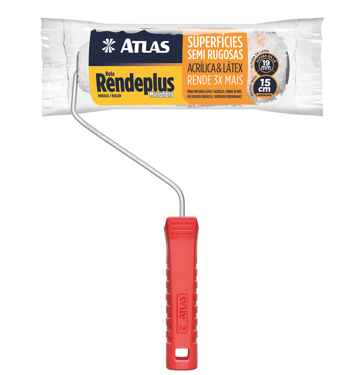 Imagem do produto Atlas Mini Rolo Rendeplus Médio 15cm