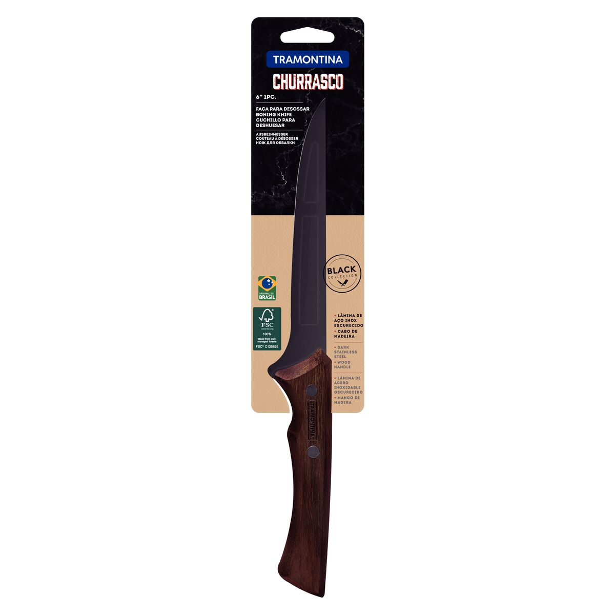 Imagem do produto Tramontina Faca para Desossar 6" Churrasco Black