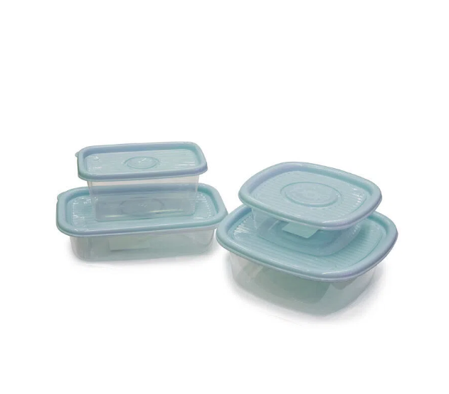 Imagem do produto Kit Pote Pop Transparente Plasútil 4 Peças 9111