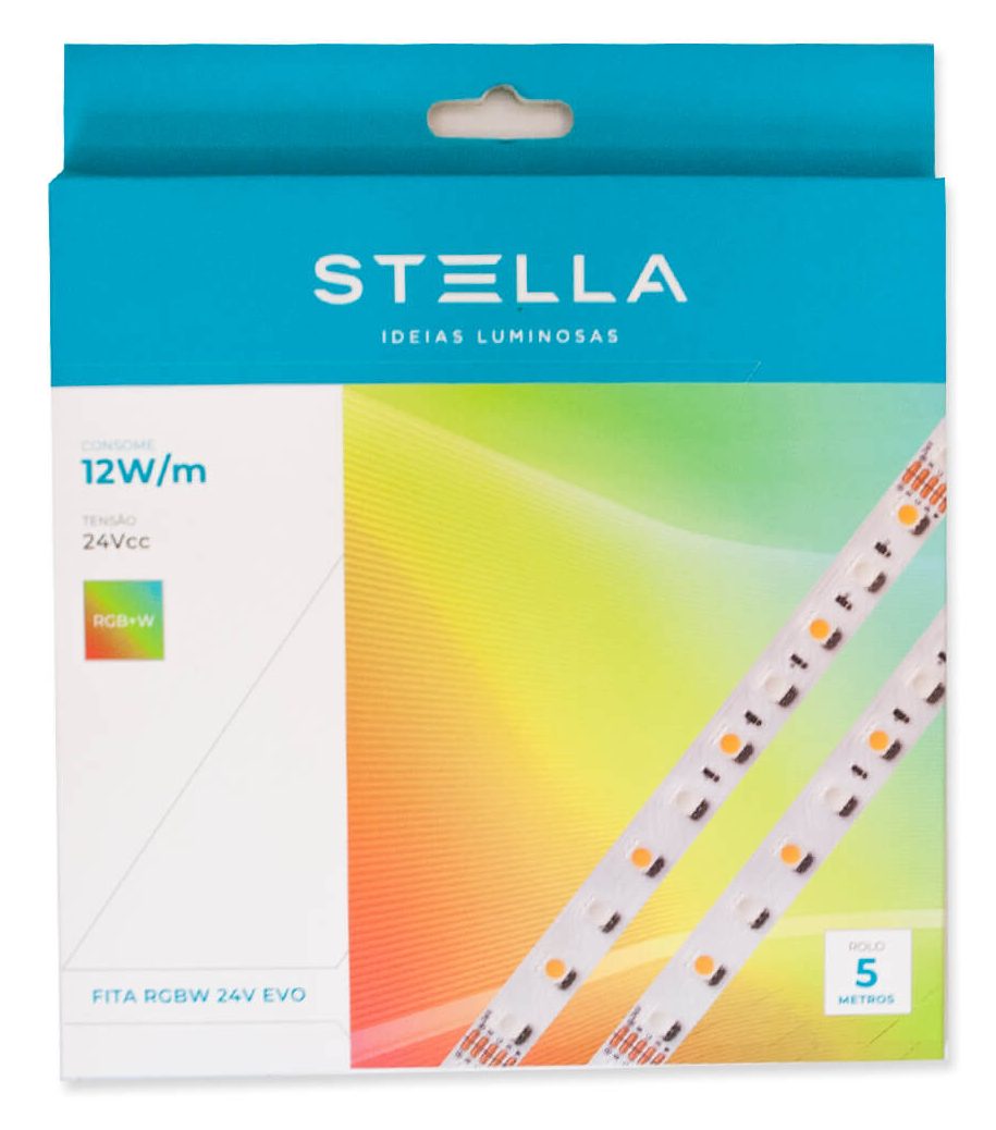 Imagem do produto Stella Lustres Fita LED Evo 12W/M 24V IP20 STH6830/RGBW