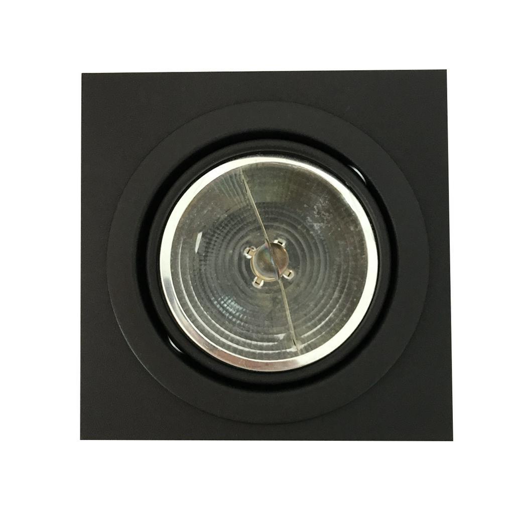 Imagem do produto Rioprelustres Plafon de Sobrepor 1 Lâmpada AR111 Preto Texturizado