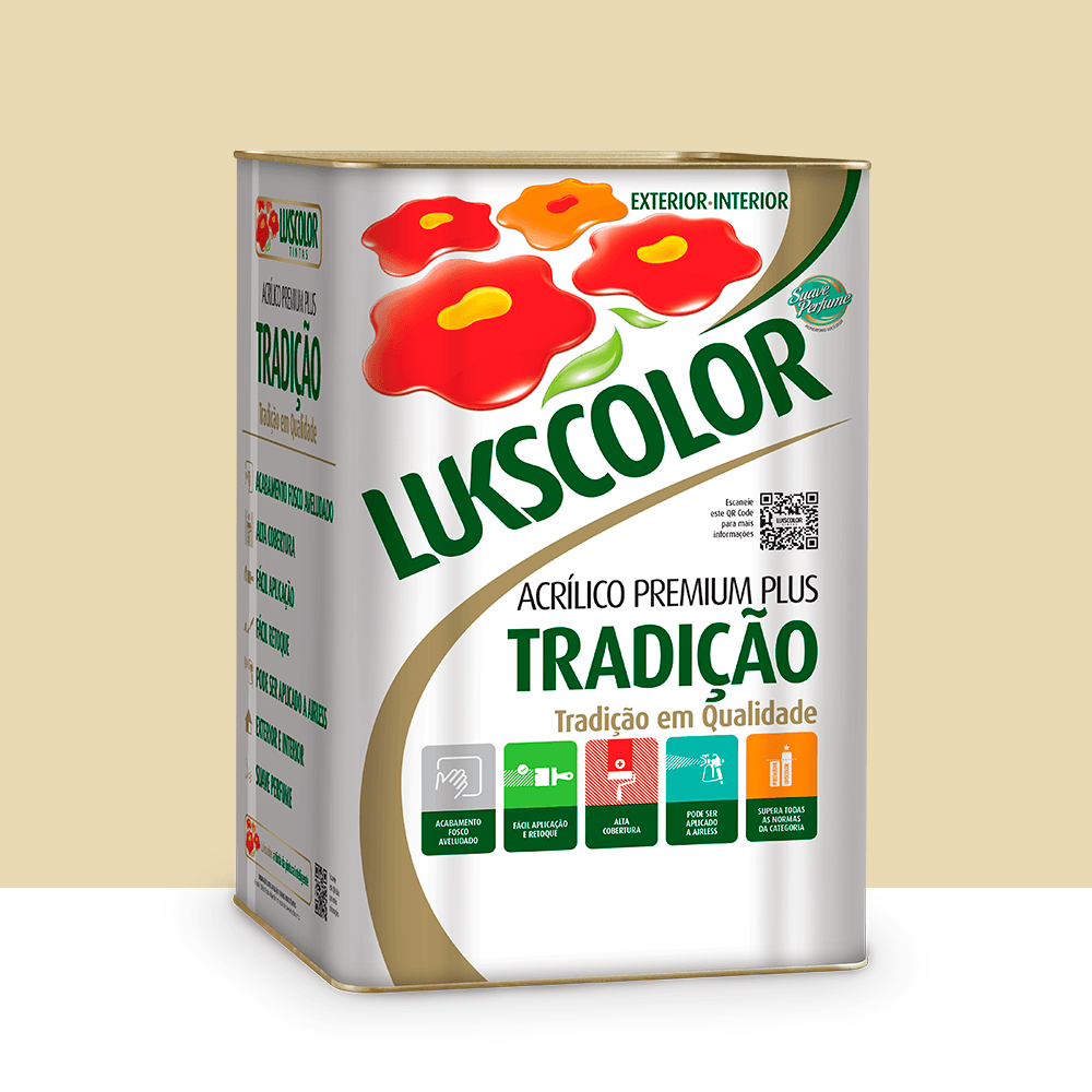 Imagem do produto Lukscolor Tinta Látex Acrílica Tradição Marfim 18 Litros