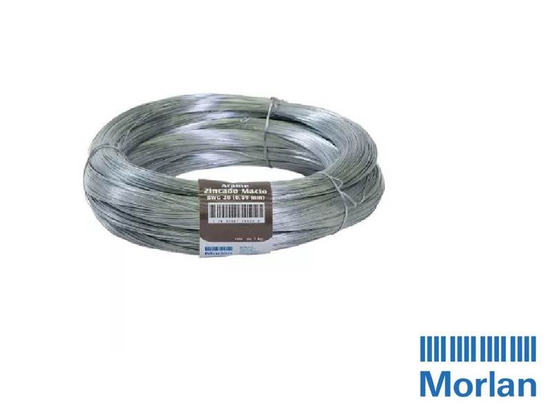 Imagem do produto Arame Galvanizado Morlan N20 (0,89mm) Cinza