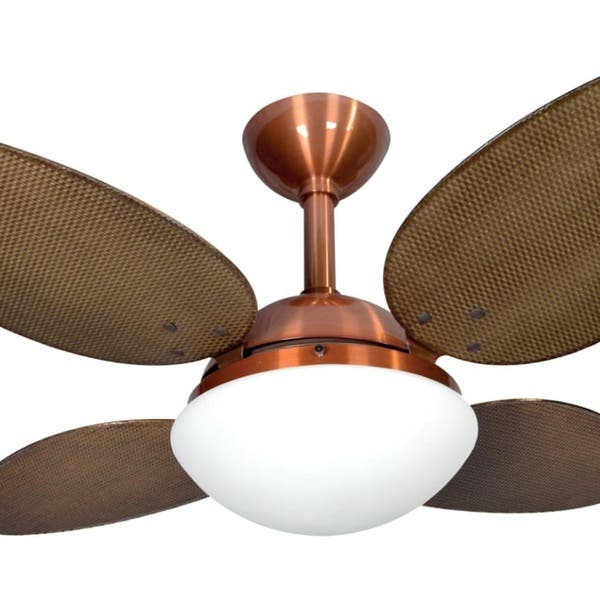 Imagem do produto Rioprelustres Ventilador de Teto 1024 Cobre LED 24W 4 Pás Tabaco