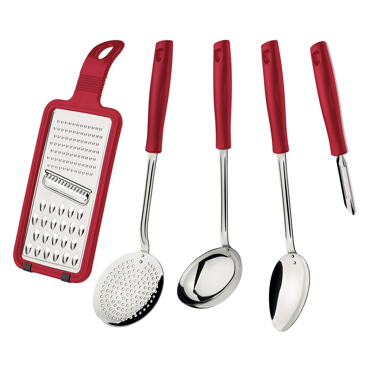 Imagem do produto Tramontina Jogo de Utensílios Easy em Aço Inox 5 Peças