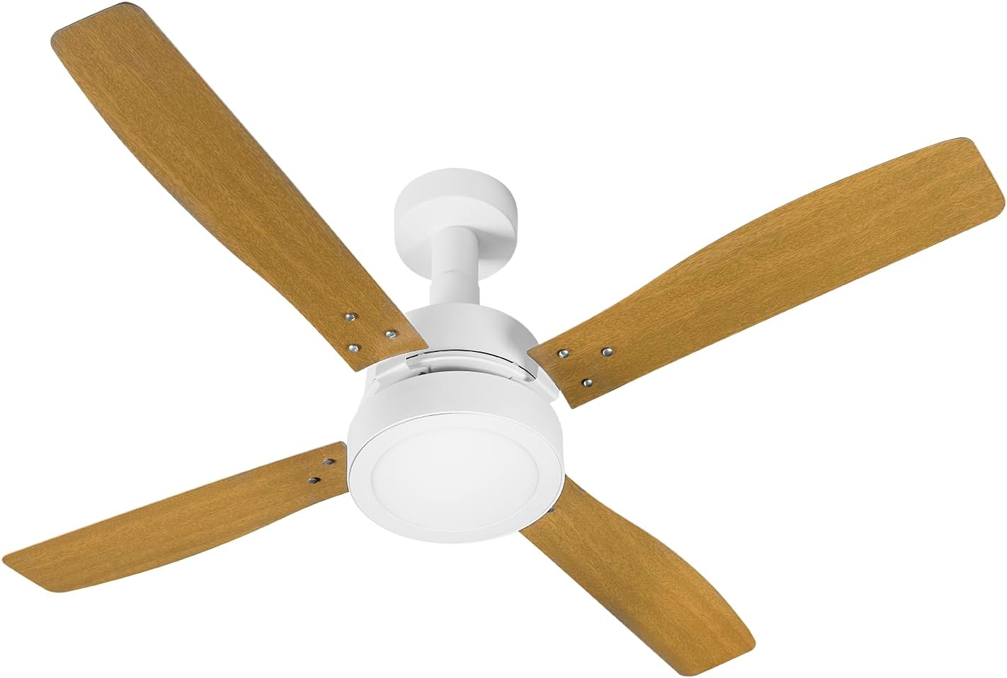 Imagem do produto Venti delta Ventilador de Teto Vintage LED 4 Pás 127V Branco 3 Velocidades - 25-4117