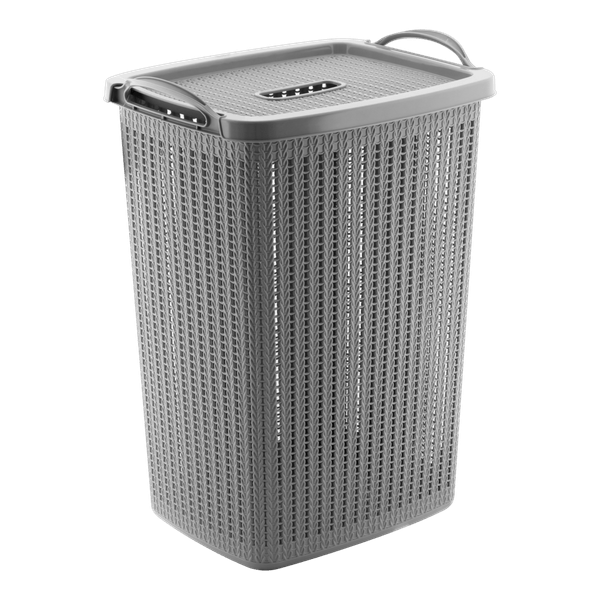 Imagem do produto Cesto para Roupas Trama Plasútil 40L Cinza