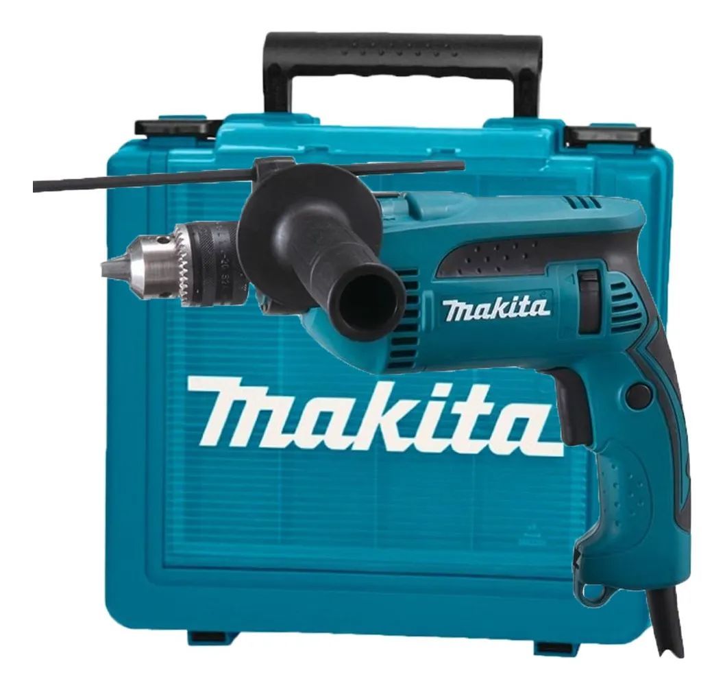 Imagem do produto Makita Furadeira HP1640KX1 127V Maleta