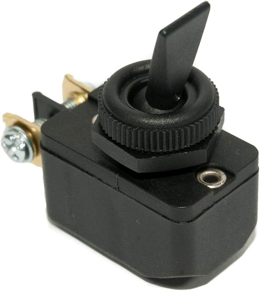 Imagem do produto Margirius Interruptor Unipolar 6A Plástico Preto CS-301D