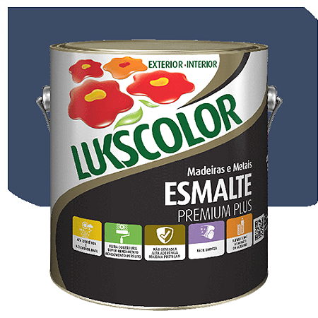 Imagem do produto Lukscolor Esmalte Rápido Azul MBB 5500 3,6L