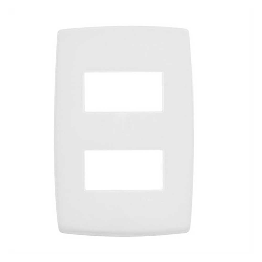Imagem do produto Pial Plus Legrand Placa 4x2 com 2 Postos Separados Branca 618506
