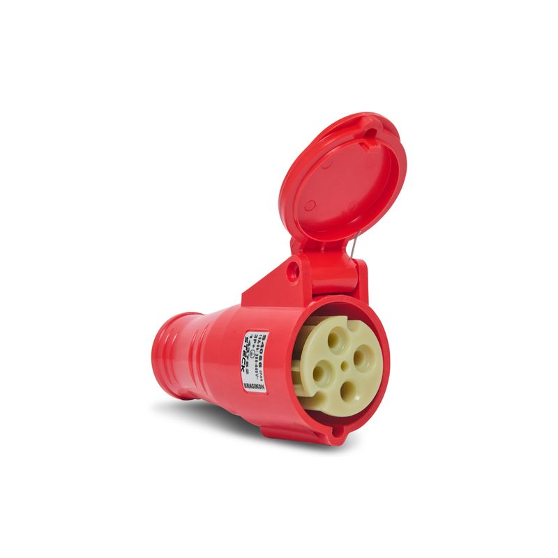 Imagem do produto Foxlux Acoplamento de Tomada 380/440 V 16A 2P+T 9H Vermelho