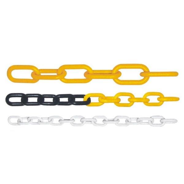 Imagem do produto Corrente PVC Elo 10mm Preto/Amarelo (10m) Metasul