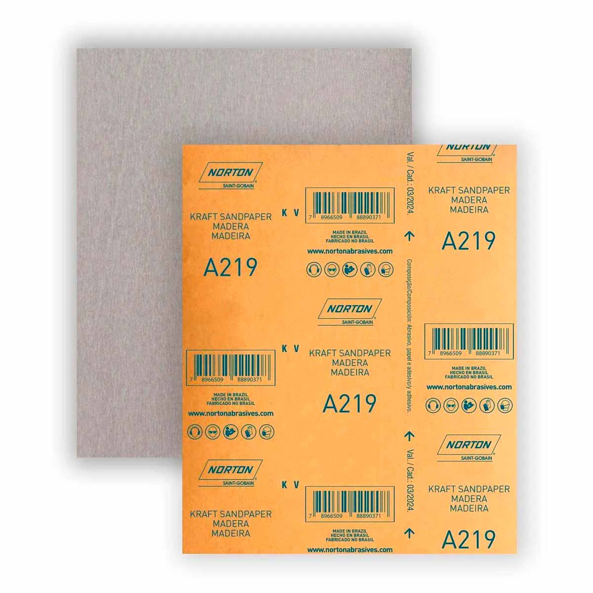 Imagem do produto Norton Lixa Nofil 280