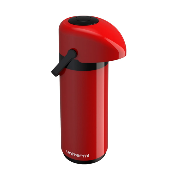Imagem do produto Unitermi Garrafa Térmica Pressão Verona 1 L Vermelha