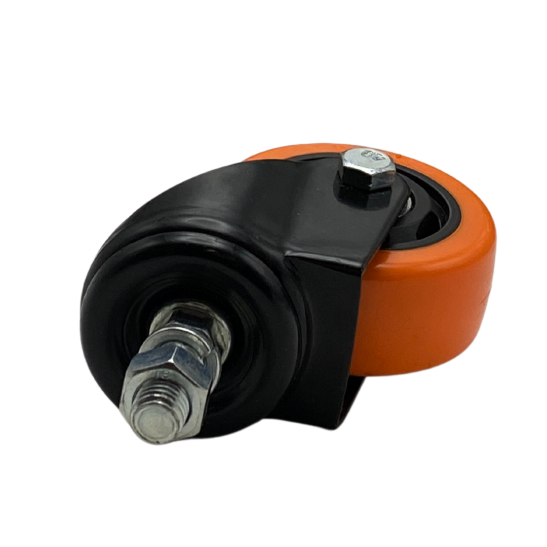 Imagem do produto Colson Rodízio Giratório com Rosca Série 312 Preto/Laranja