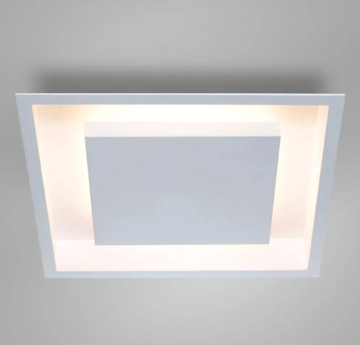 Imagem do produto Rioprelustres Plafon Luz Indireta 50cm de Embutir Branco Texturizado