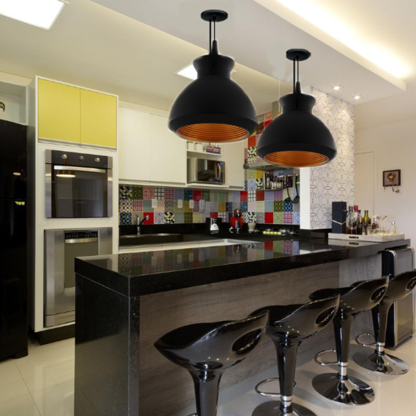 Imagem do produto Delis Cúpula Metal Variável Preto