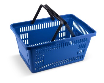 Imagem do produto Cesta Plástica Roma Multiuso 16L Preta com Alça