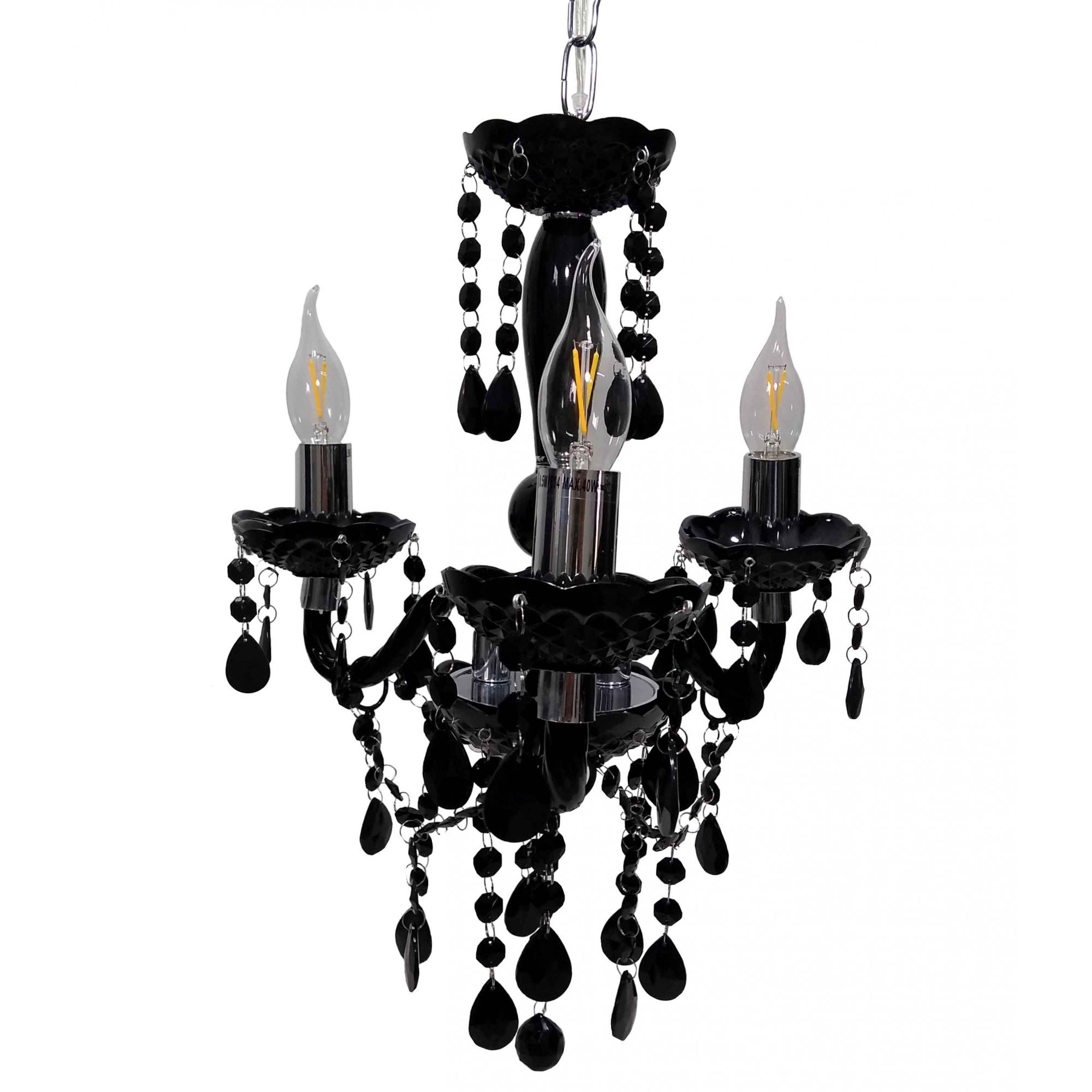 Imagem do produto Dm Lumi Lustre Candelabro Joy com 4 Hastes Preto 562/4
