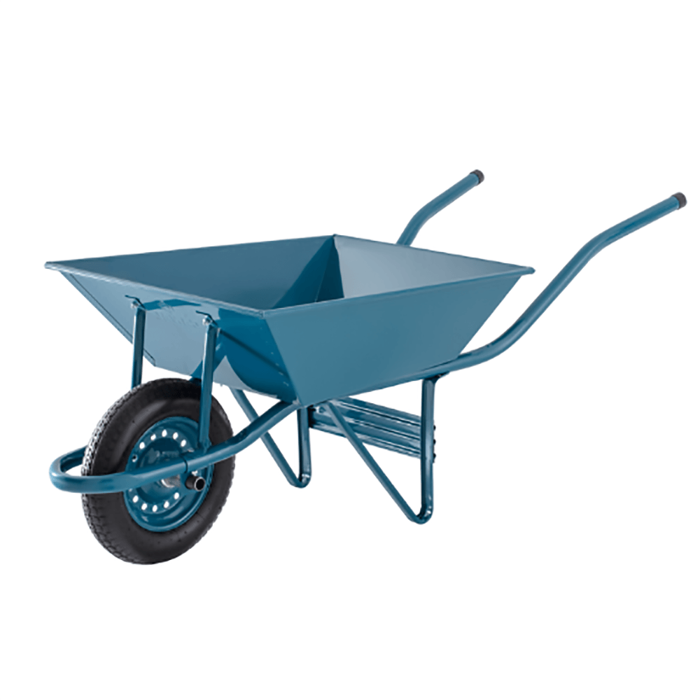 Imagem do produto Canal Carrinho de Pedreiro Quadrado Pneu Maciço Azul