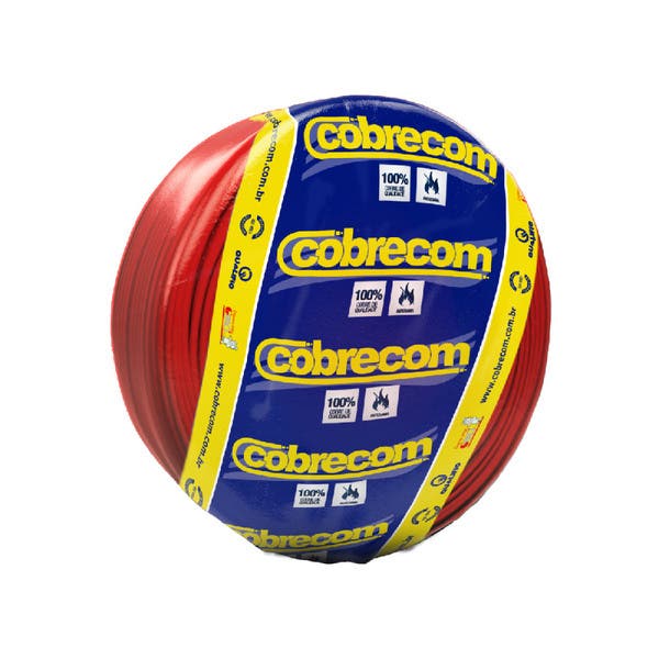 Imagem do produto Cabo Flexível Maxcopper 6.0mm Vermelho (Rolo 100m)