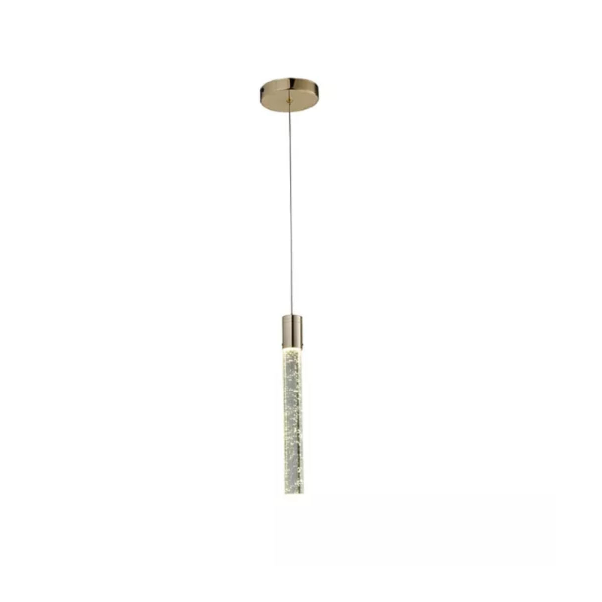 Imagem do produto Hevvy Pendente Tubo Cristal 4000K SL-5837L/H14KCR Champagne