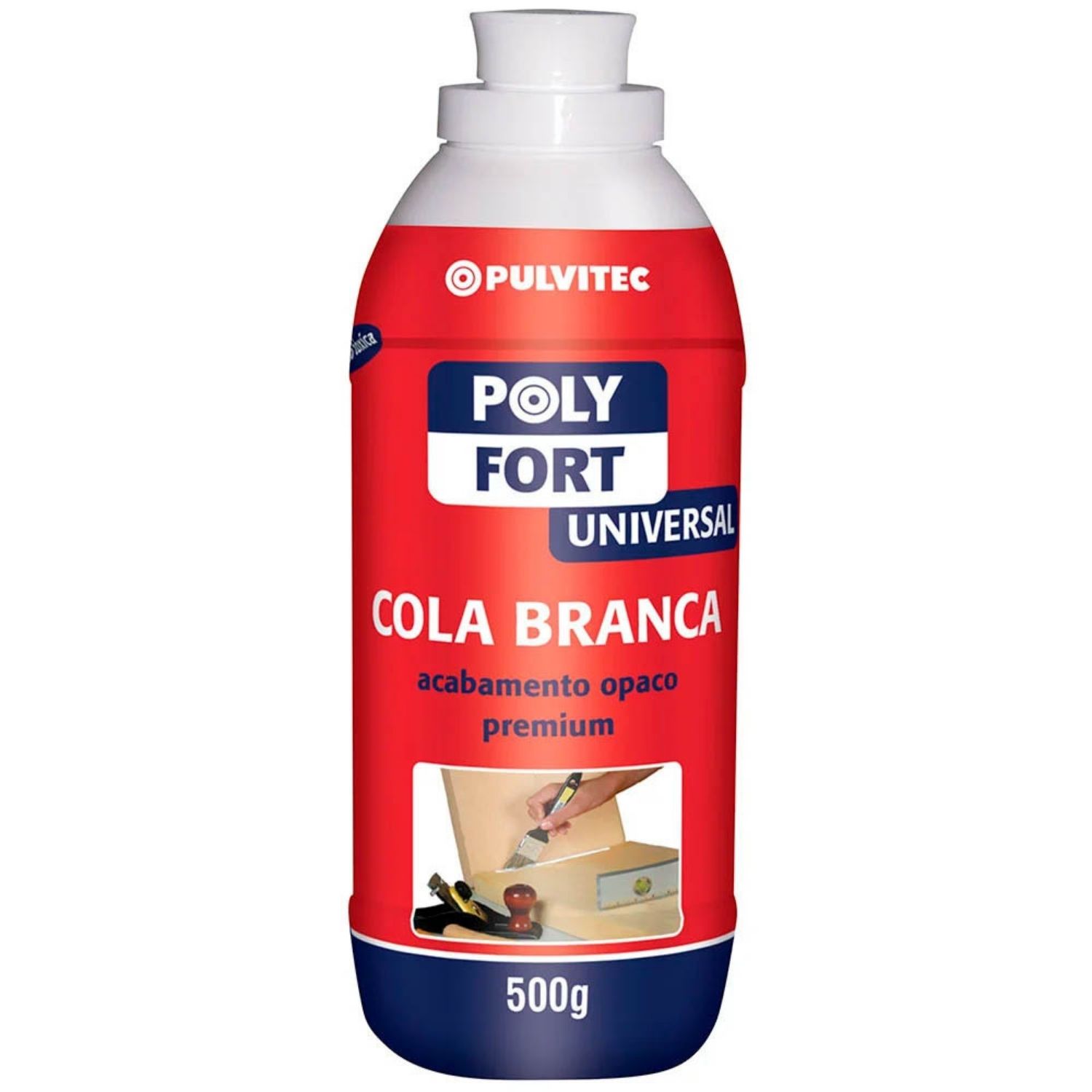 Imagem do produto Cola Branca Polyfort 500g Pulvitec