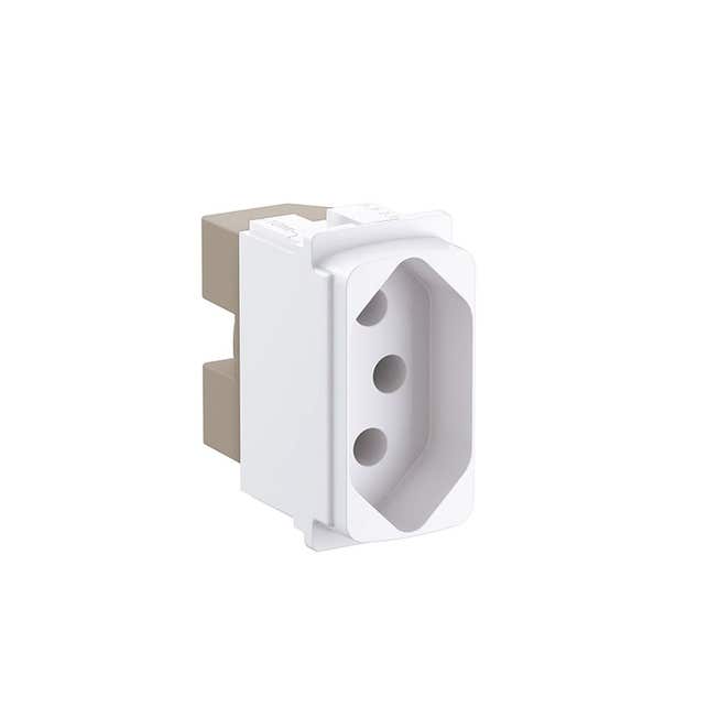 Imagem do produto Pial Legrand Conjunto Tomada 2P+T 20A 250V 4X2 Zeffia Branco