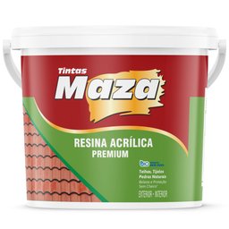 Imagem do produto Resina Acrílica Premium Cinza Escuro 18L MAZA-29516