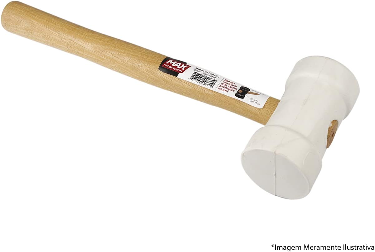 Imagem do produto Max Martelo de Borracha Branco 60 mm