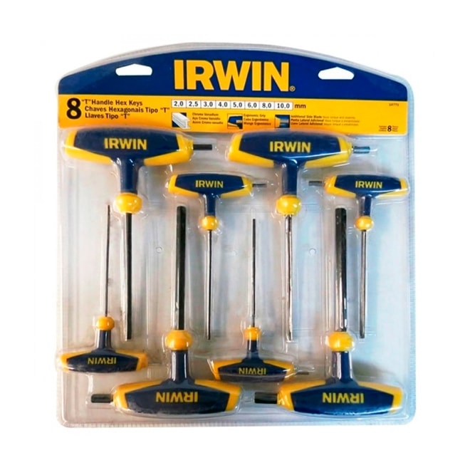 Imagem do produto Irwin Jogo 8 Peças de Chaves Allen Cabo T 2mm a 10mm IW10771