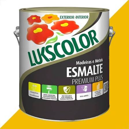 Imagem do produto Lukscolor Esmalte Sintético Premium Amarelo Claro 3,6L