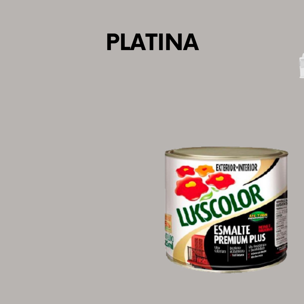 Imagem do produto Lukscolor Esmalte Sintético Premium Platina 225ml