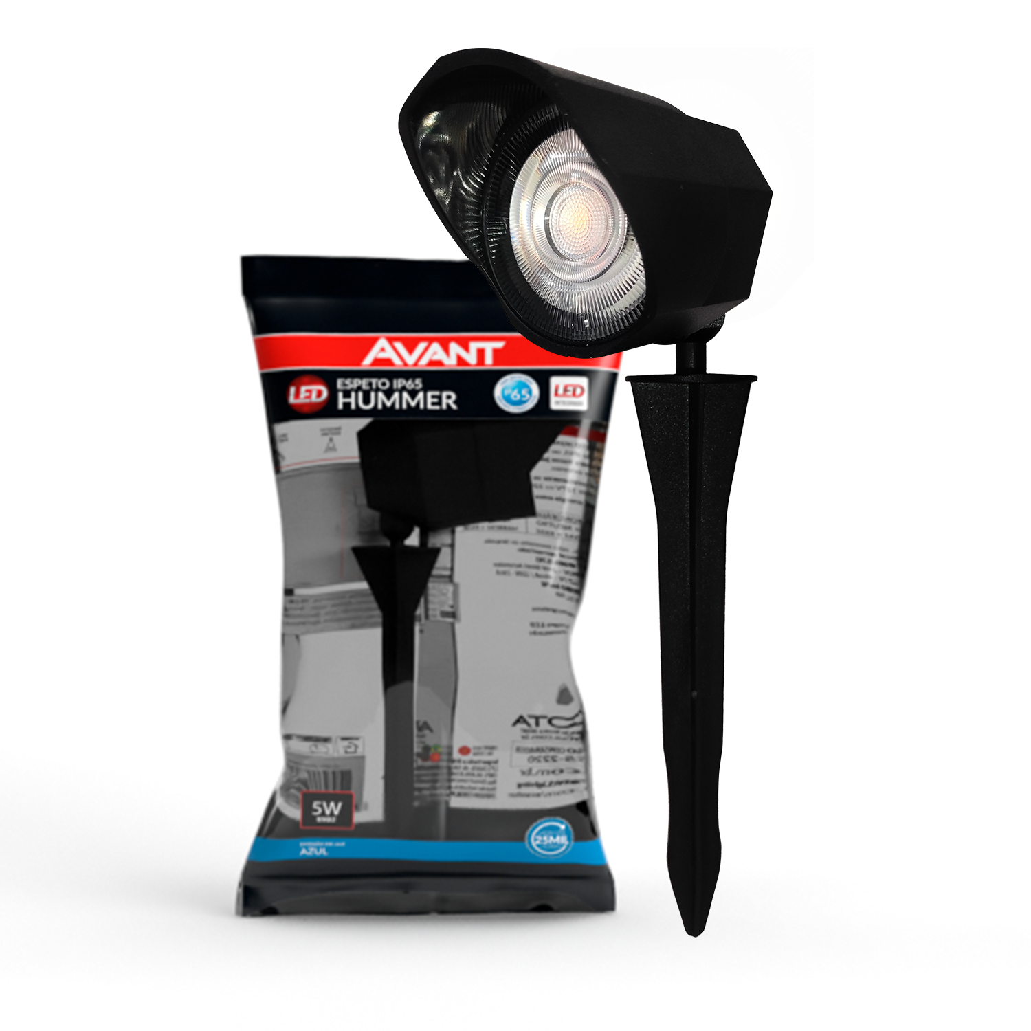 Imagem do produto Avant Espeto de Jardim Hummer LED 5W Bivolt IP65 Luz Azul