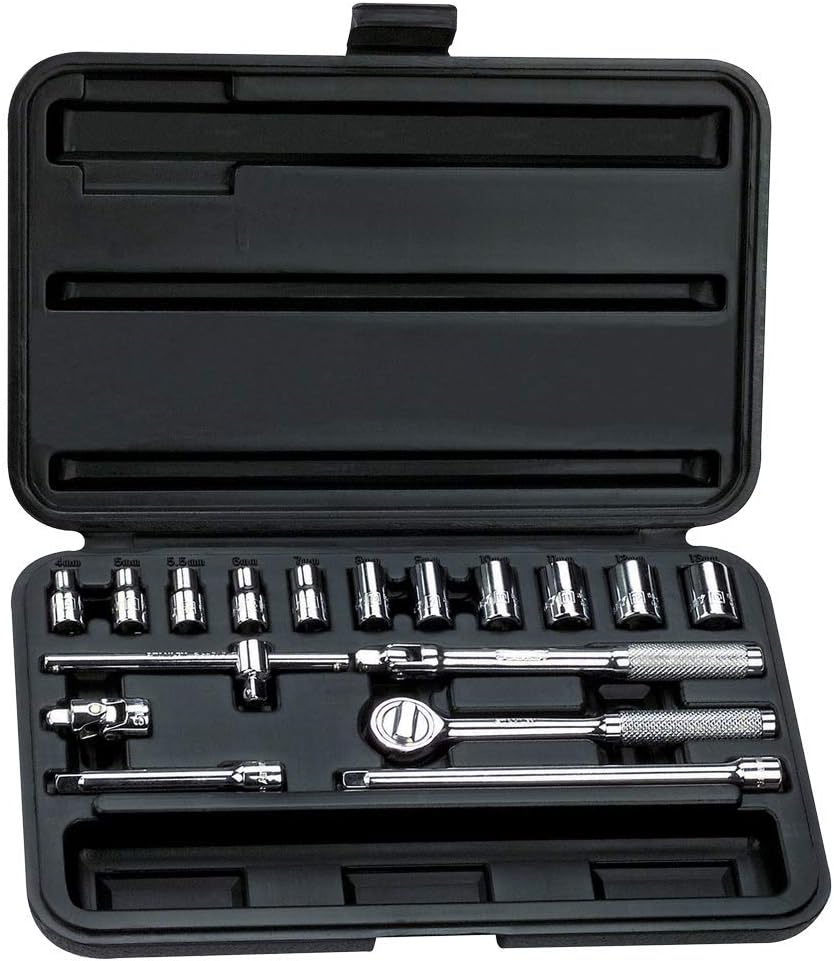 Imagem do produto Stanley Jogo de Soquetes 1/4" 18 Peças 4-13 mm