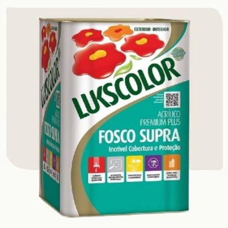 Imagem do produto Lukscolor Tinta Acrílica Fosca Premium Supra Algodão Egípcio 18 Litros