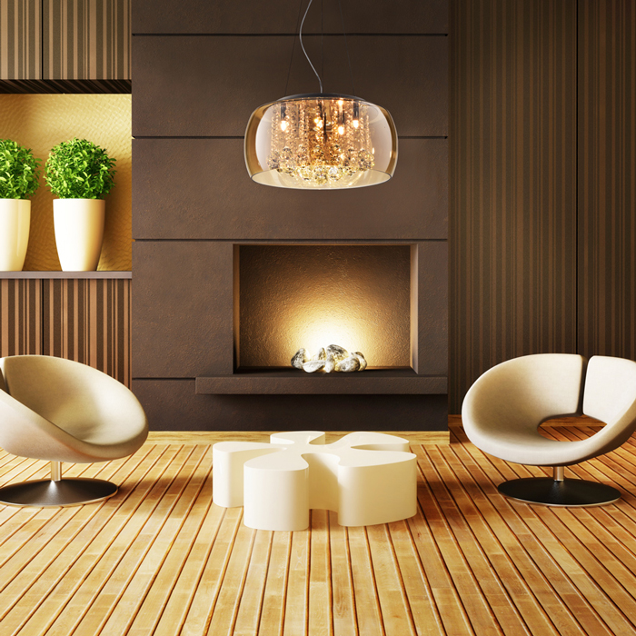 Imagem do produto Bella Lustres Plafon Soho 28x17 3xG9 Âmbar/Transparente
