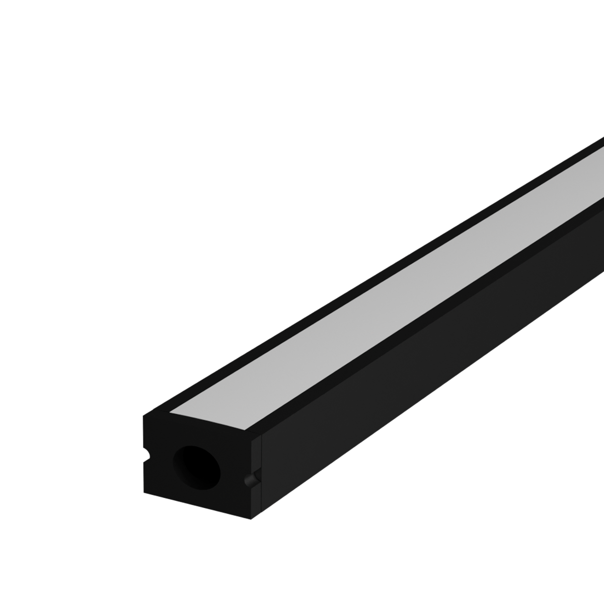 Imagem do produto Avant Perfil Risqué Slat de Sobrepor 1715 Preto Fosco 2 Metros