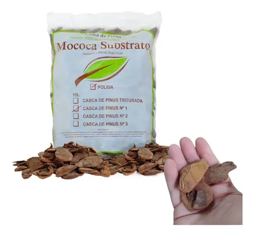 Imagem do produto Casca de Pinus Decorativa Nº3 10 Litros