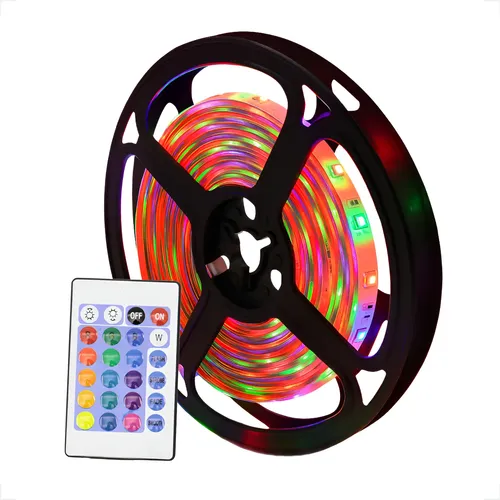 Imagem do produto Fita LED RGB 5W com Controle Remoto 10m