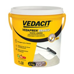 Imagem do produto Impermeabilizante Vedapren Branco 4,5kg VEDACIT-121594