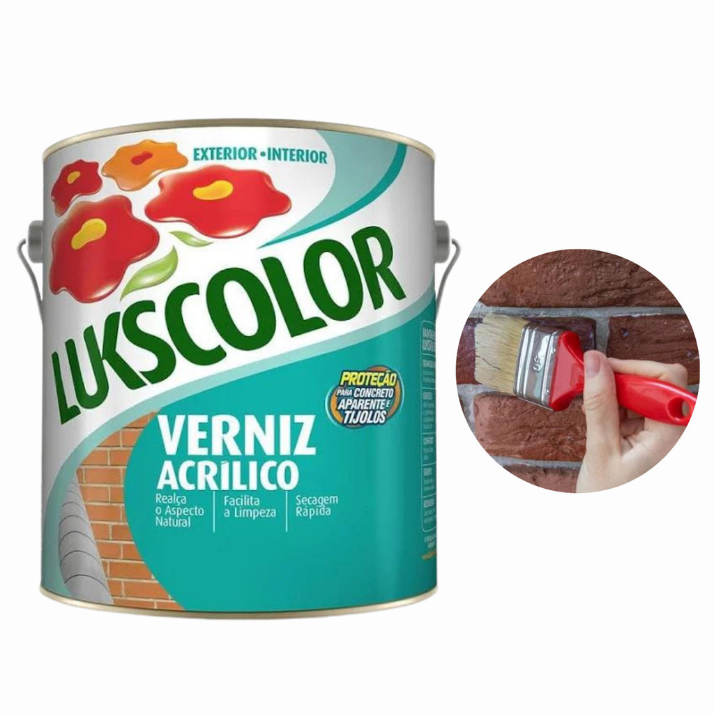 Imagem do produto Lukscolor Verniz Acrílico Premium Incolor 3,6L