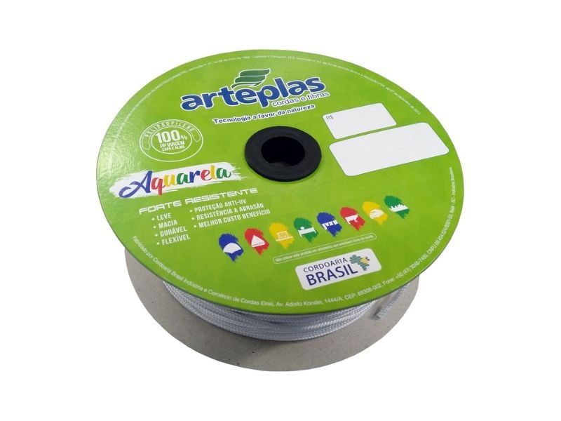 Imagem do produto Corda Eco Rope Arteplas Branca Trançada 5mm 250m