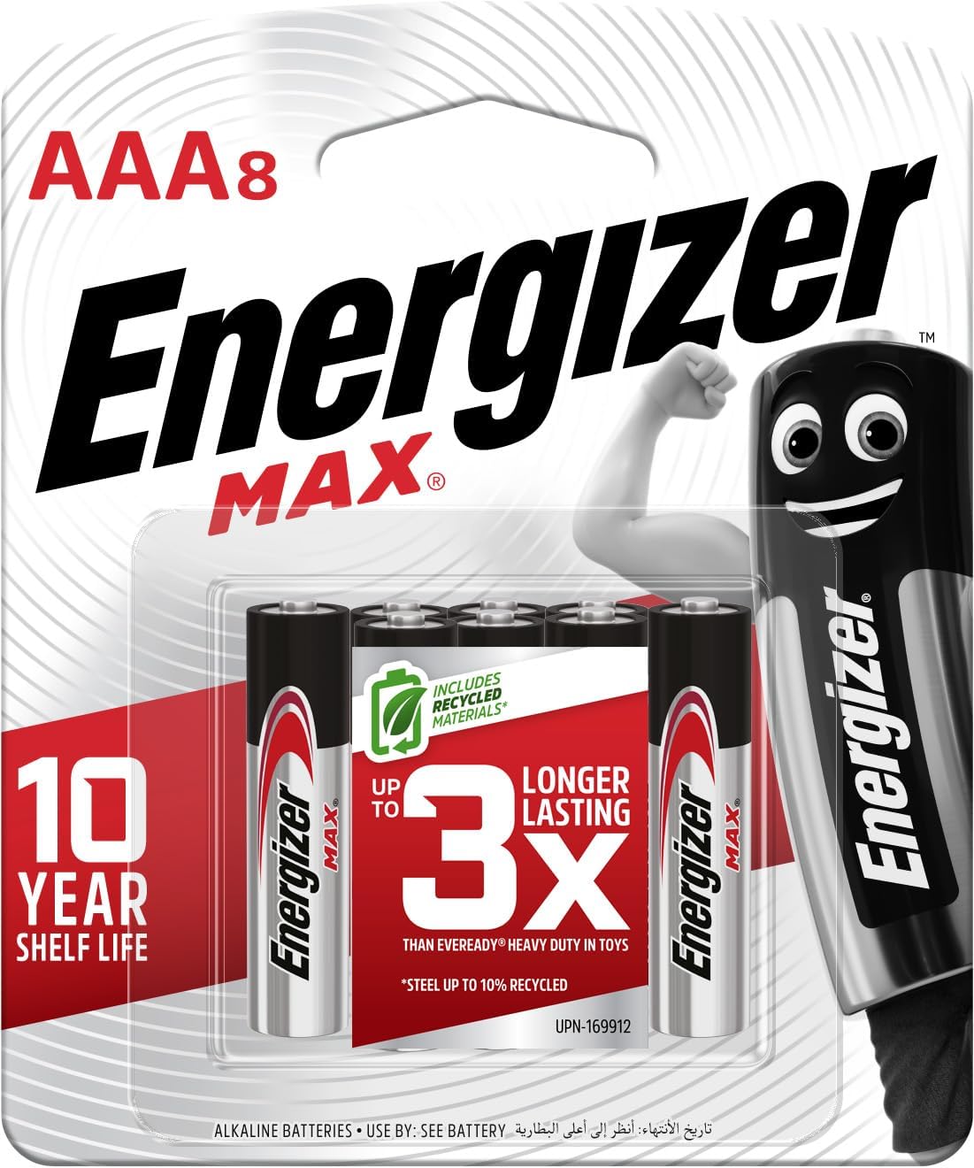 Imagem do produto Arcom Pilha Energizer Max Palito AAA8