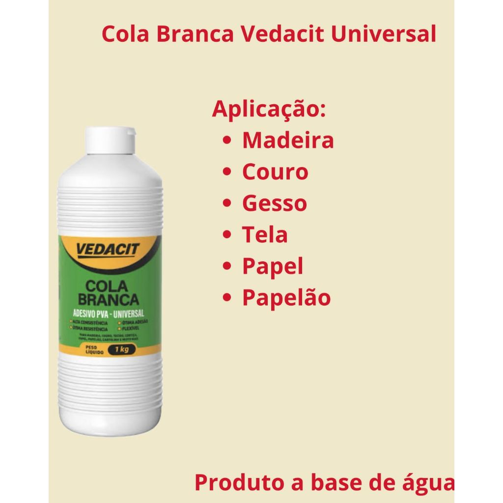 Imagem do produto Vedacit Cola Branca Extra 1kg
