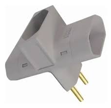 Imagem do produto Pial Legrand Adaptador Multiplicador 3 Saídas (Benjamim) 2P+T 10A Cinza