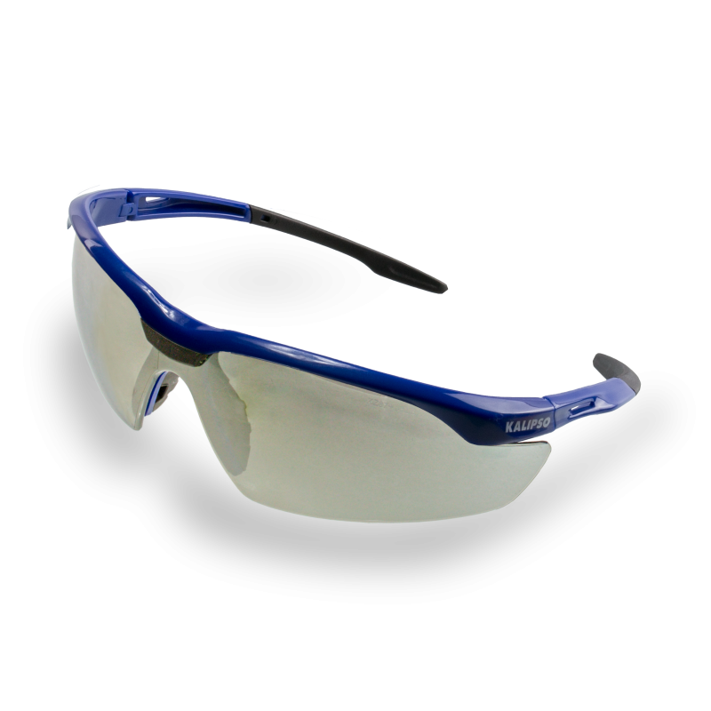 Imagem do produto Óculos de Proteção Kalipso Veneza Esportivo Cinza Espelhado com Apoio Nasal CA 35157