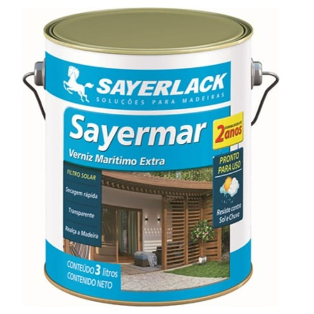 Imagem do produto Sayerlack Verniz Sayermar Marítimo Extra Brilhante 3,6 L